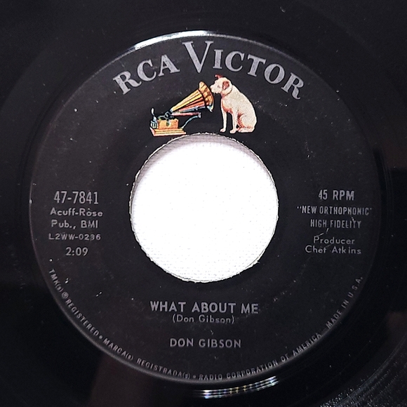 RCA Victor Other - Don Gibson ~ 45 Record ~ What About Me/The World Is Waiting For The Sunrise VG+
